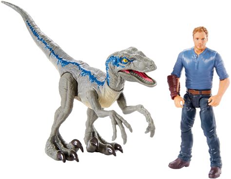 Jurassic World (Mattel) Dominion Owen & Velociraptor Beta Dinosaur Figure Pack
