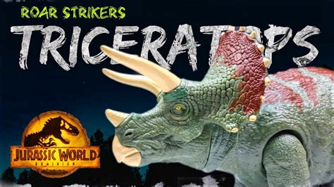Jurassic World (Mattel) Roar Strikers Triceratops commercials