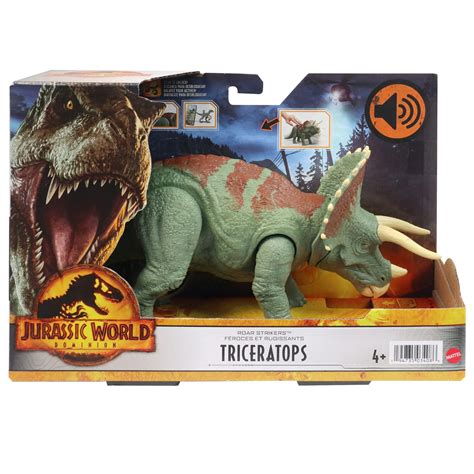 Jurassic World (Mattel) Sound Strike Triceratops Dinosaur Action Figure logo