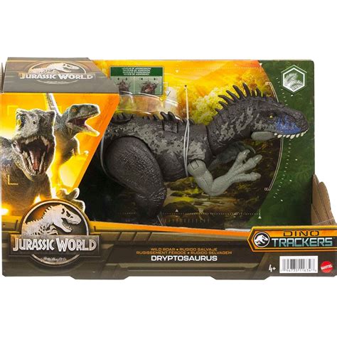 Jurassic World (Mattel) Wild Roar Dryptosaurus Dinosaur logo