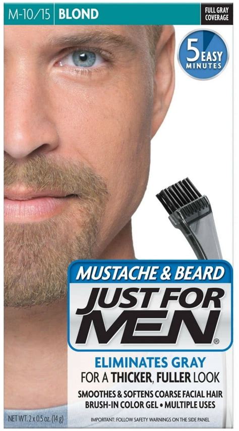 Just For Men Brush-in Mustache and Beard logo