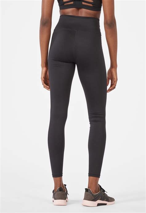 JustFab.com Mid Rise Crossover Front Full Active Leggings commercials