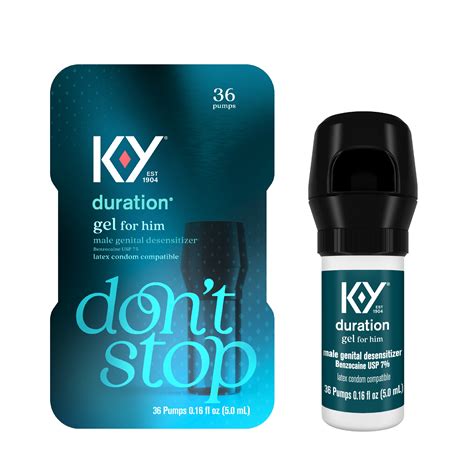 K-Y Brand Duration Gel for Men logo