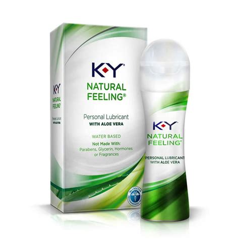 K-Y Brand Natural Feeling Personal Lubricant With Aloe Vera logo