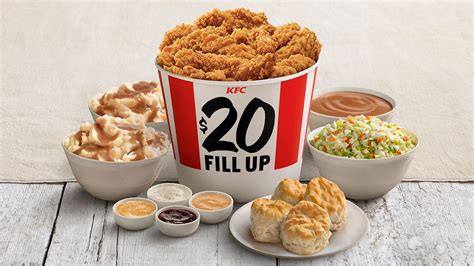 KFC $20 Extra Crispy Tenders Fill Up logo