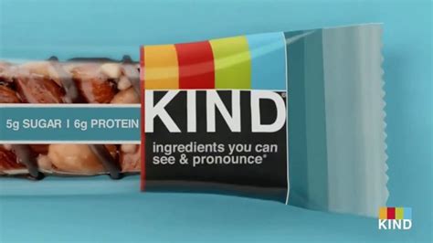 KIND Bars TV commercial - Ingredients You Know and Love