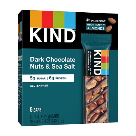 KIND Snacks Dark Chocolate Nuts & Sea Salt