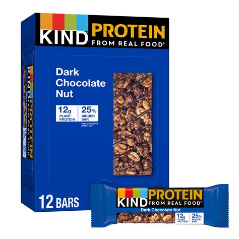 KIND Snacks Protein From Real Food Double Dark Chocolate Nut logo