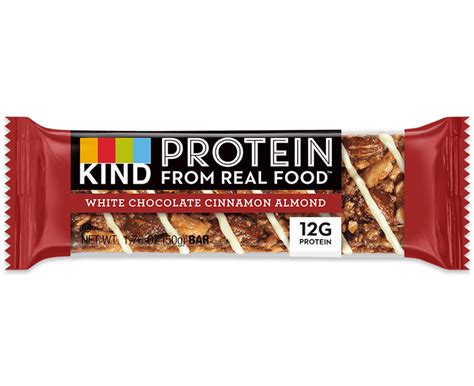 KIND Snacks Protein From Real Food White Chocolate Cinnamon Almond