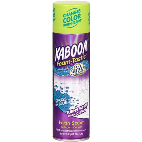 Kaboom Foam-Tastic Bathroom Cleaner with OxiClean commercials