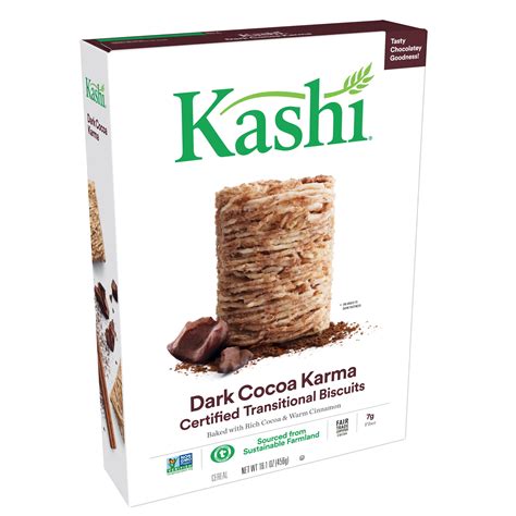 Kashi Foods Wheat Biscuit Cereal Dark Cocoa Karma logo