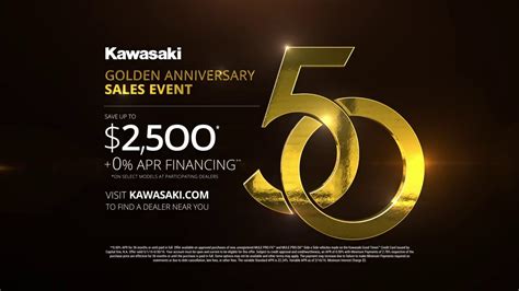 Kawasaki Golden Anniversary Sales Event TV Spot, 'The Company of Legends' created for Kawasaki