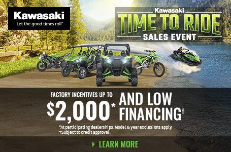 Kawasaki Time to Ride Sales Event TV commercial - Nows the Time to Ride