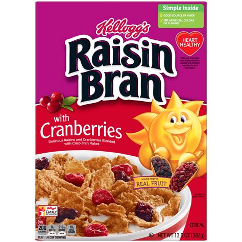 Kellogg's Raisin Bran Raisin Bran With Cranberries logo