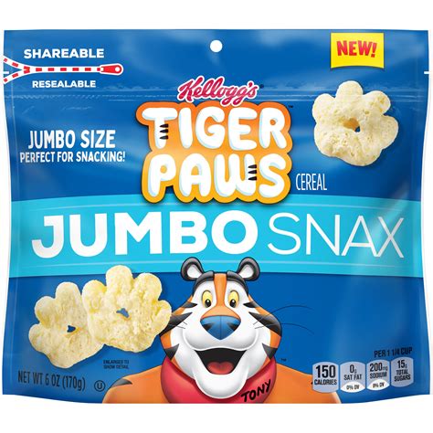 Kellogg's Tiger Paws Jumbo Snax commercials
