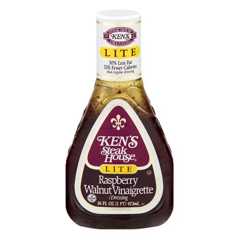 Ken's Foods Lite Raspberry Walnut Vinaigrette logo