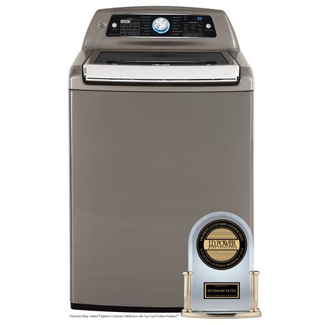 Kenmore Elite Top Load Washer With Accela-Wash logo