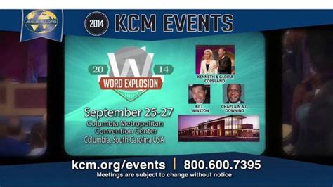 Kenneth Copeland Ministries TV commercial - 2014 KCM Events