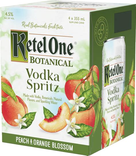 Ketel One Peach & Orange Blossom Botanical Vodka Spritz