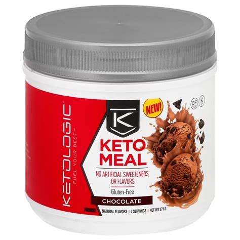 KetoLogic KetoMeal Chocolate Meal Replacement Shake commercials