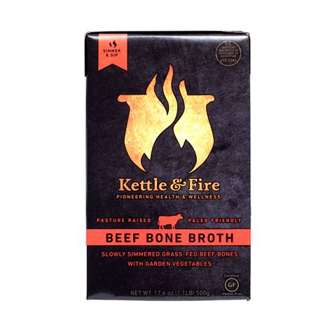 Kettle & Fire Grass-Fed Beef Bone Broth logo