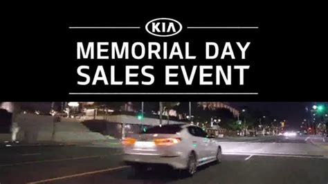 Kia TV Spot, 'Memorial Day Sales Event'
