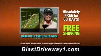Kick X Golf Blast Driveway TV commercial - Blast It