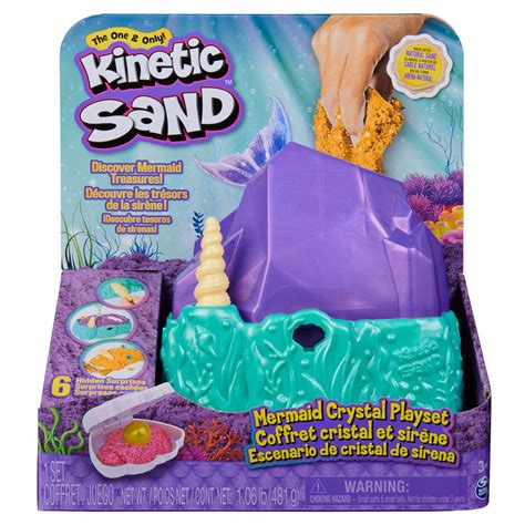 Kinetic Sand Mermaid Crystal Playset logo