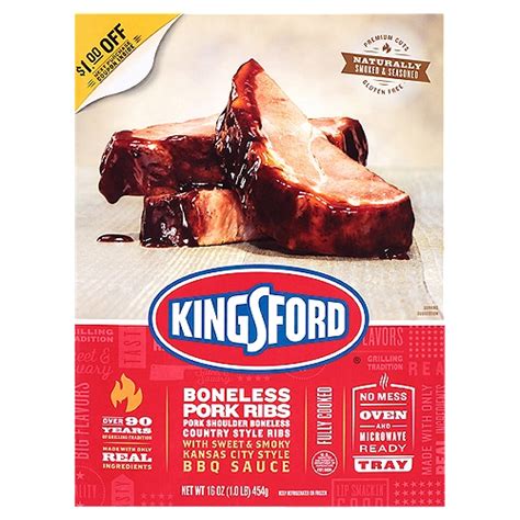 Kingsford Boneless Pork Ribs with Sweet & Smoky Kansas City Style BBQ Sauce logo