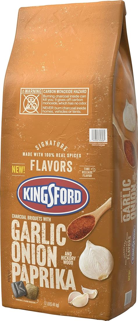 Kingsford Charcoal Briquets With Garlic Onion Paprika logo