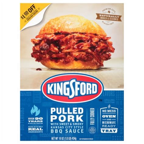 Kingsford Pulled Pork with Sweet & Smoky Kansas City Style BBQ Sauce logo
