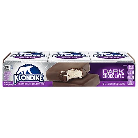 Klondike Ice Cream Bar Dark Chocolate logo