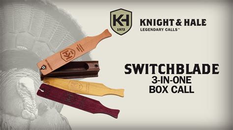 Knight & Hale Switchblade 3-In-1 Turkey Box Call