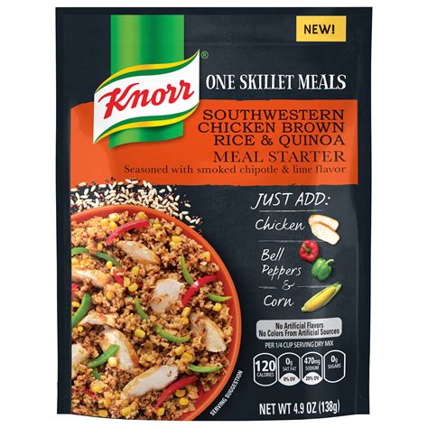 Knorr One Skillet Meals Southwestern Chicken Brown Rice & Quinoa logo