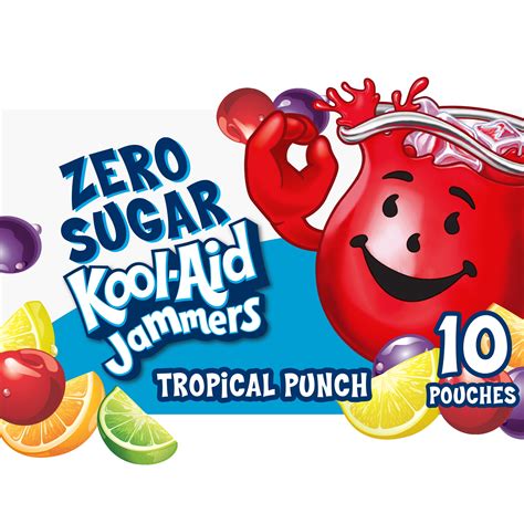 Kool-Aid Jammers Zero Sugar Tropical Punch logo