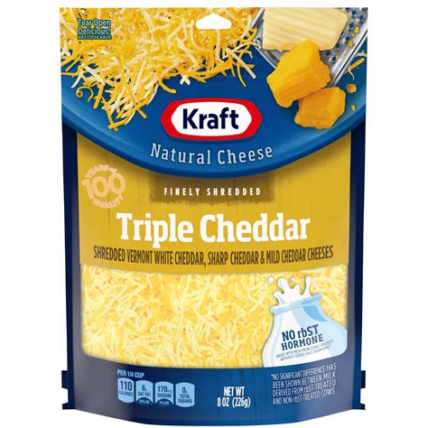 Kraft Cheeses Triple Cheddar