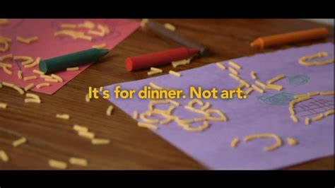 Kraft Macaroni & Cheese TV Spot, 'Dinner, Not Art'