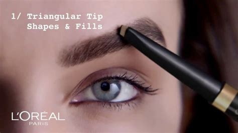 LOreal Paris Brow Stylist Shape & Fill Pencil TV commercial - Express Yourself