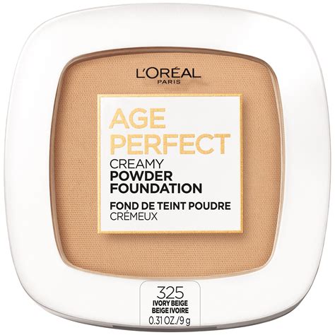 L'Oreal Paris Cosmetics Age Perfect Creamy Powder Foundation commercials