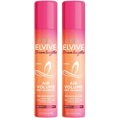 L'Oreal Paris Hair Care Elvive Dream Lengths Air Volume Dry Shampoo logo
