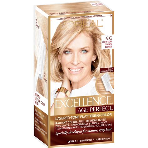 L'Oreal Paris Hair Care Excellence Age Perfect 9G Light Soft Golden Blonde
