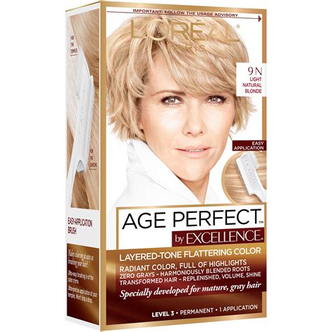 L'Oreal Paris Hair Care Excellence Age Perfect 9N Light Natural Blonde commercials