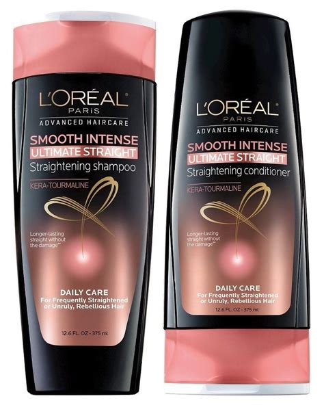 L'Oreal Paris Hair Care Smooth Intense Ultimate Straight Straightening Conditioner logo
