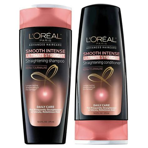 L'Oreal Paris Hair Care Smooth Intense Ultimate Straight Straightening Shampoo commercials