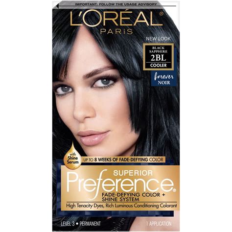 L'Oreal Paris Hair Care Superior Preference Hair Color: 2BL Black Sapphire commercials
