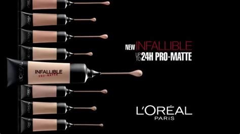 LOreal Paris Infallible Pro-Matte Foundation TV commercial - Hot Topic