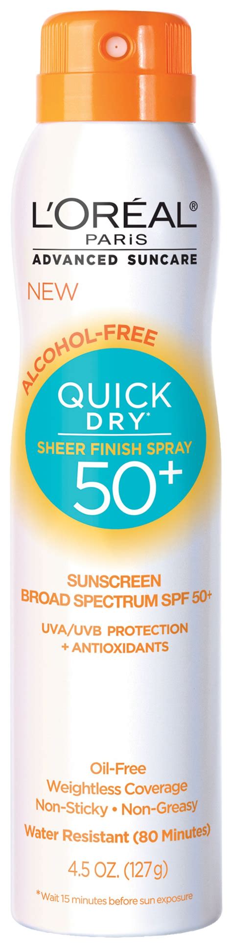L'Oreal Paris Skin Care Quick Dry Sunscreen Spray logo