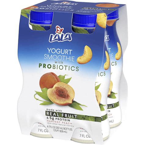 LALA Harvest Peach Yogurt Smoothie logo