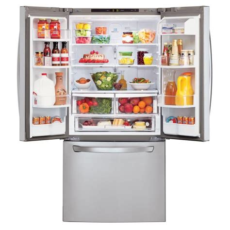 LG Appliances 21.8 cu. ft. French Door Refrigerator in Stainless Steel