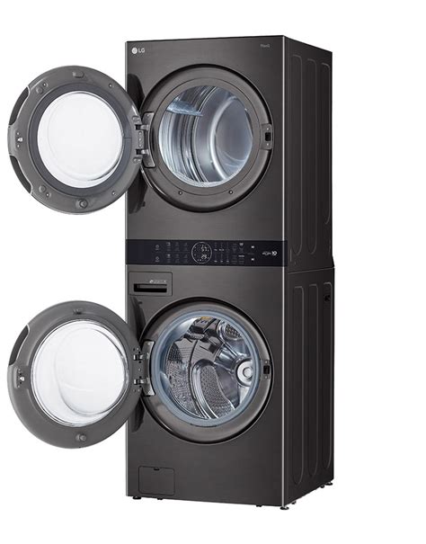 LG Appliances Single Unit Front Load LG WashTower with Center Control Washer logo